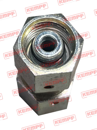 73096 KEMPF Doppelverbinder, gerade 08L - 8L